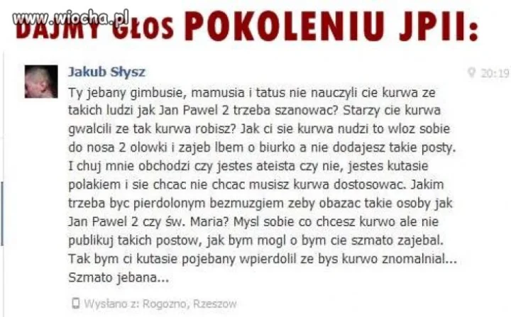 Pojechał...