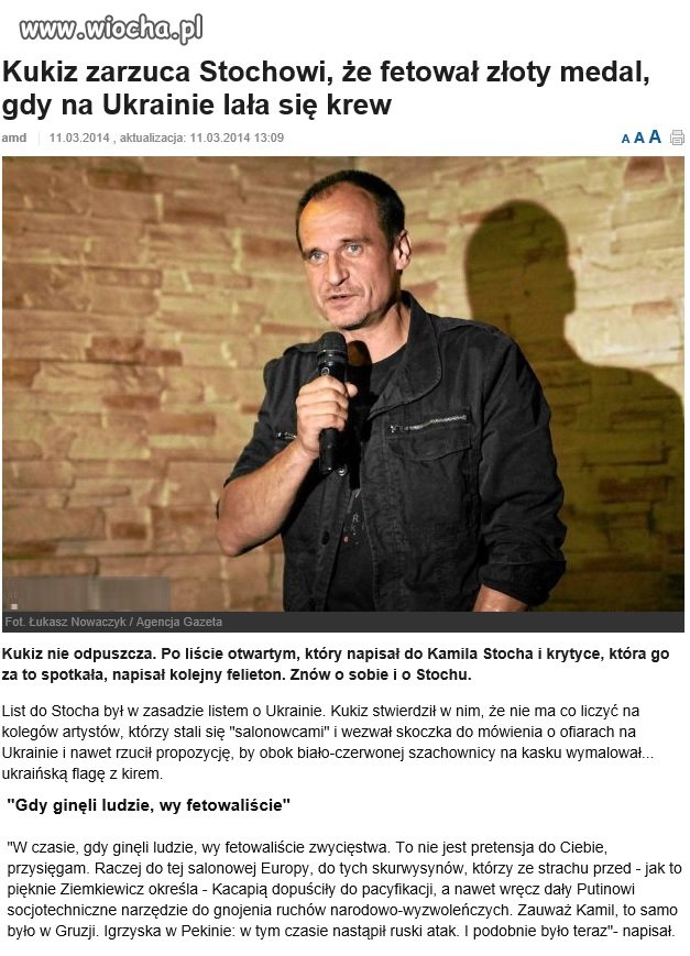 Byłeś legendą a stałeś się...mendą