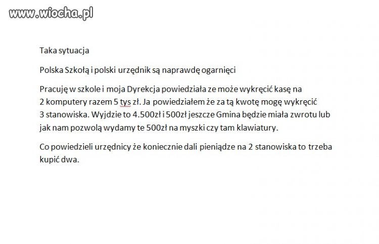 POlski Urzędas wie co robi