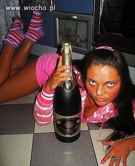 Alkohol i piękna kobieta