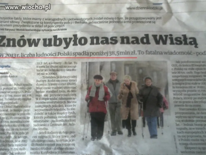Wiocha... strata dla państwa