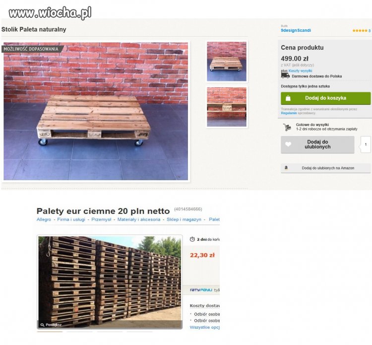 Hipsterski dizajnerski stolik za jedyne...499zł