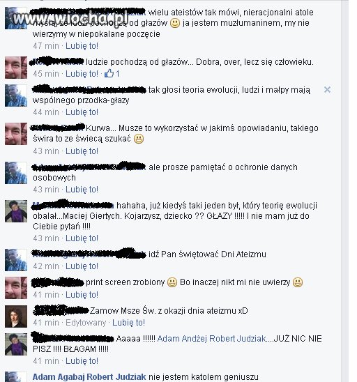 Ateiści Pochodzą Od Głazu cz.2