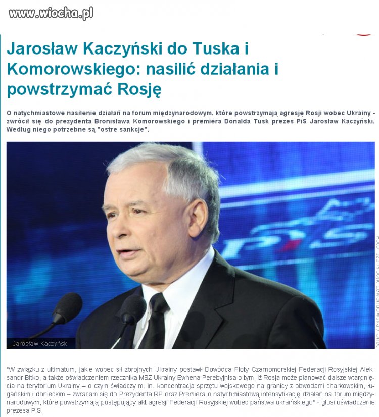  Świat wstrzymał oddech i czekał na głos Jarosława