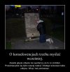 Łysy debil przestraszył się nagonki