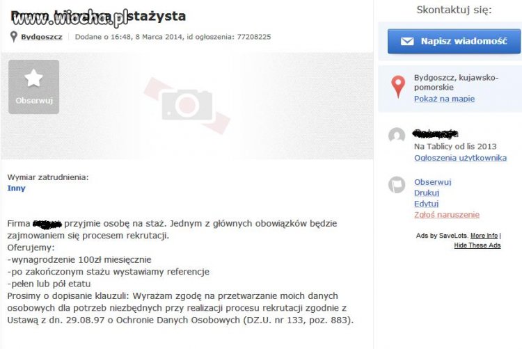 Wymarzona praca dla każdego w Bydgoszczy!