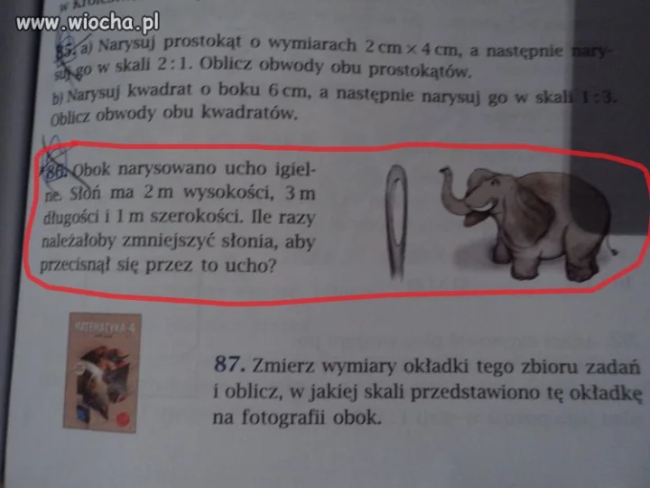 Zadania dzieci w podstawówce 4kl