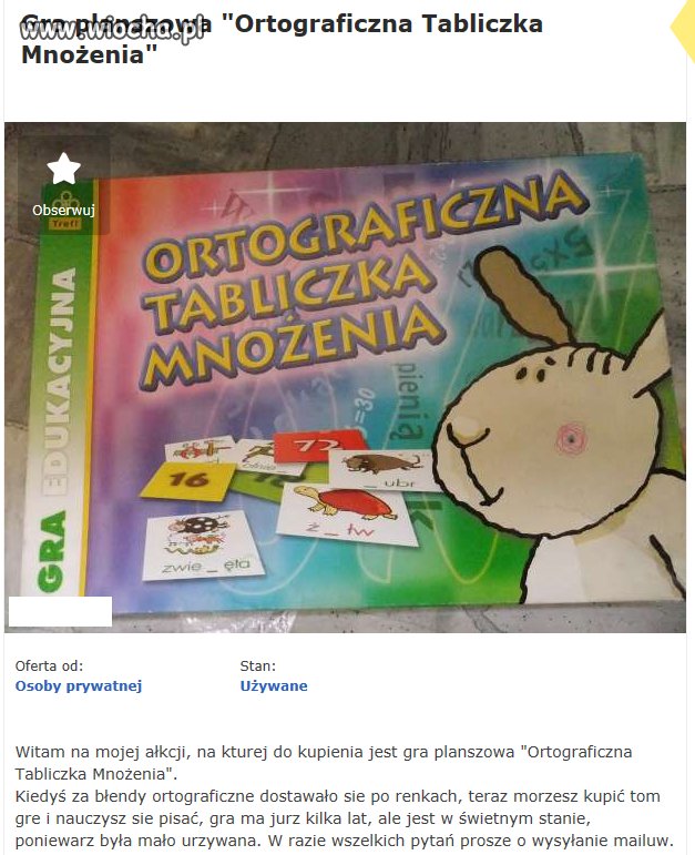 Mistrz ortografii atakuje!