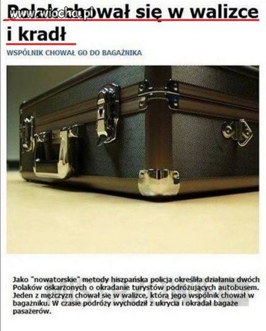 Z cyklu POLAK POTRAFI...