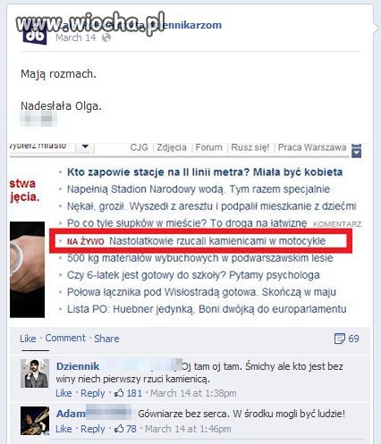 Rzucanie kamienicami
