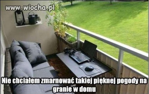 Piękna pogoda...