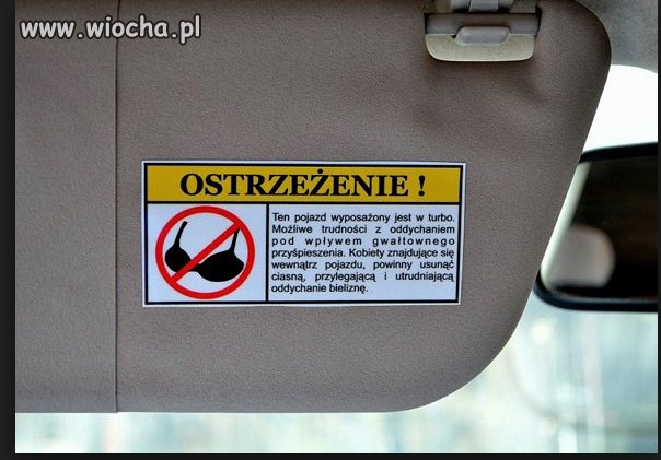 Dziękuję za ostrzeżenie 