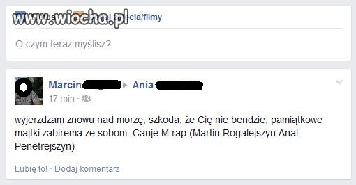 Z serii "Feczbukowe wyznania"