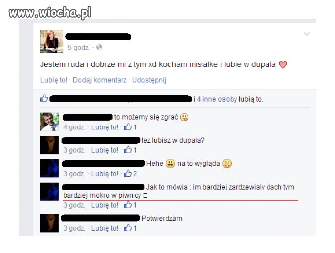 Jestem ruda...