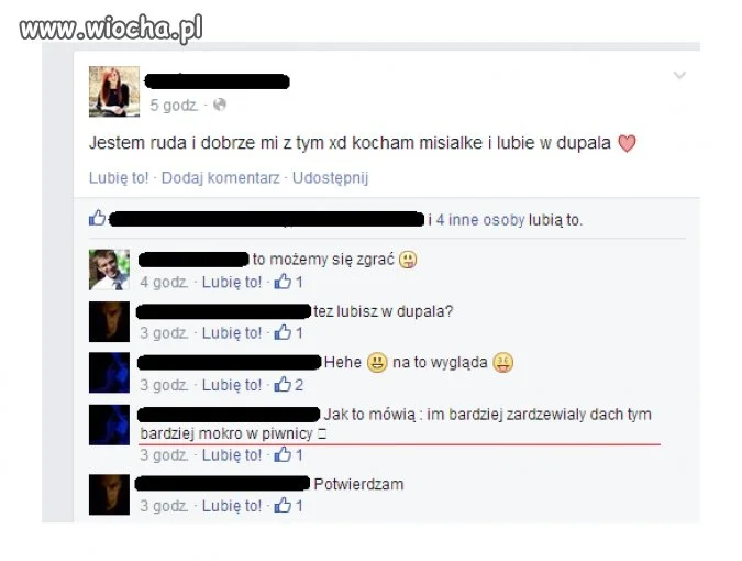 Jestem ruda...