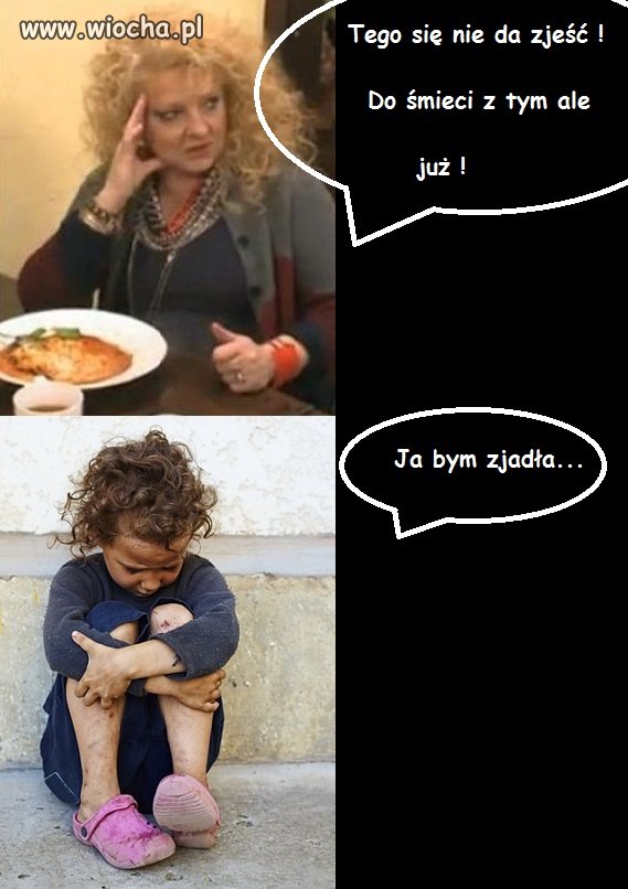 Tyle jedzenia się wywala w tym programie...