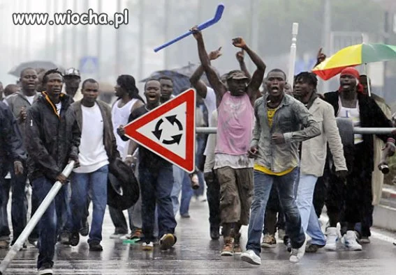 Francja zamieszki wszczęte przez Murzynów