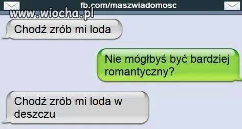 Ale romantyczny gość!