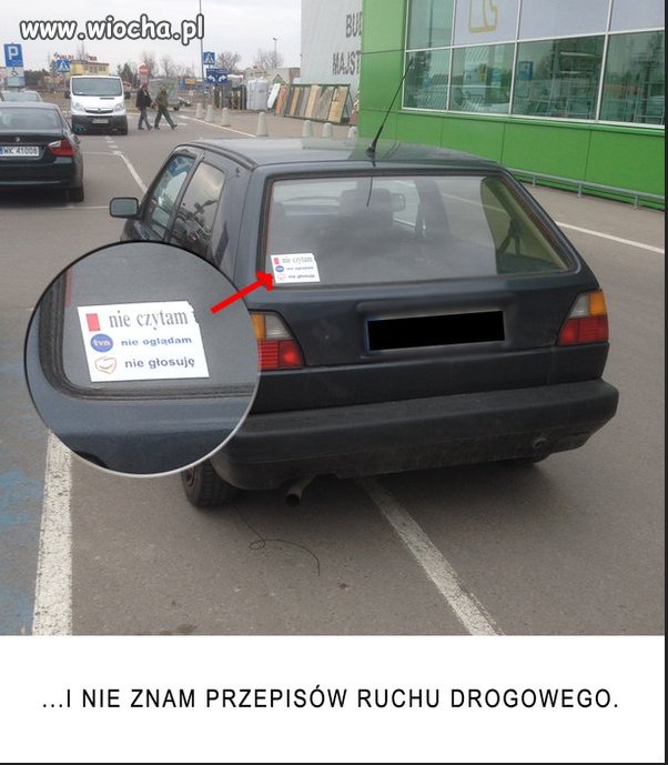 Śmieszy mnie taka manifestacja swoich poglądów.