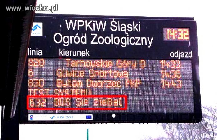 Informacja dla pasażerów