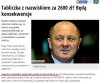 Tabliczka z nazwiskiem na drzwi za 2600 zł!