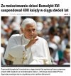 Chciał oczyścić kościół z pedofilii więc musiał odejść. 