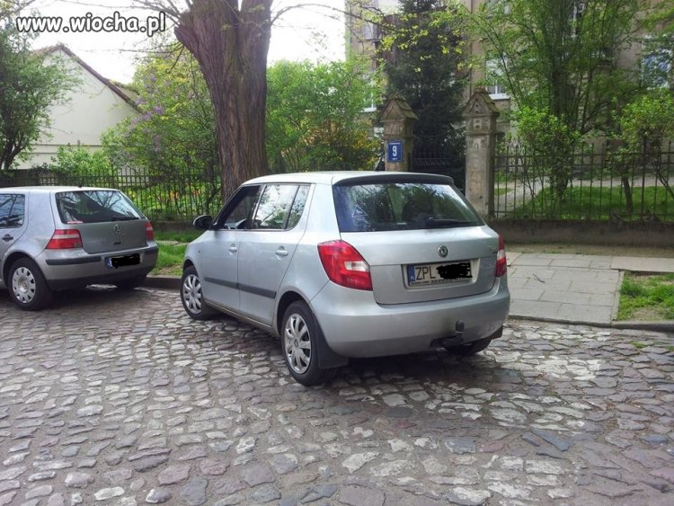 Parkować na przejściu każdy może ...