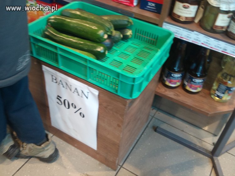 Promocja na...niedojrzałe banany
