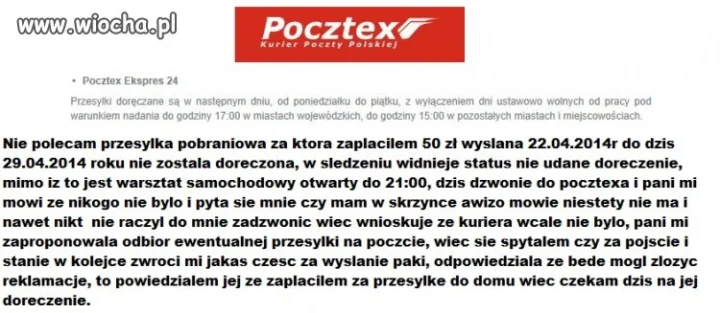 Pocztex kurier do domu