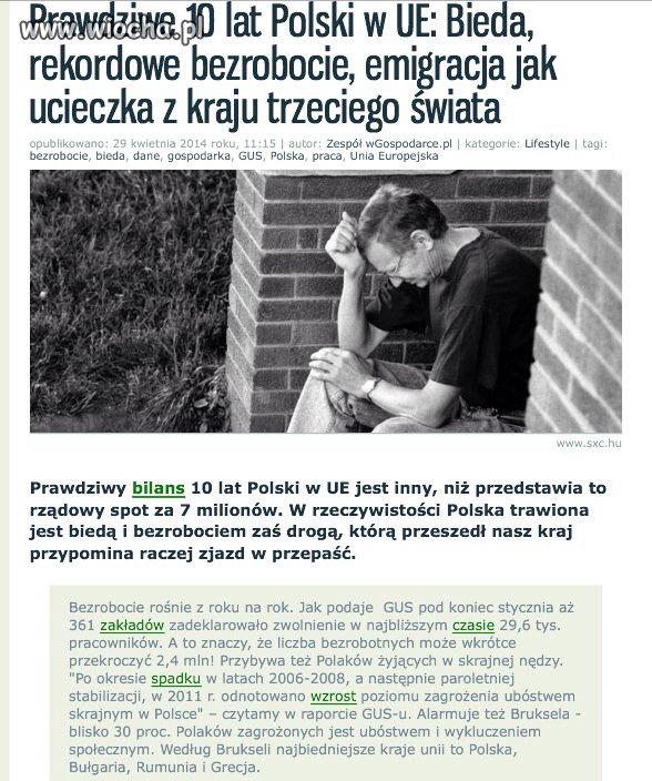 Prawdziwe 10-lecie Polski w UE