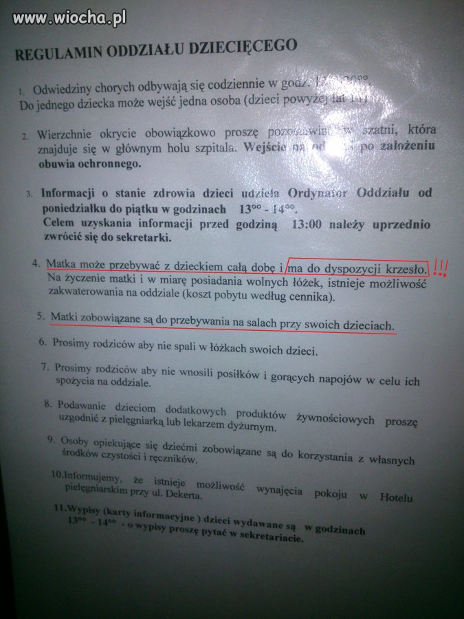 Szpital Gorzow Wlkp. Oddział Dziecięcy