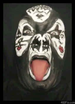 KISS,  jednoosobowy koncert