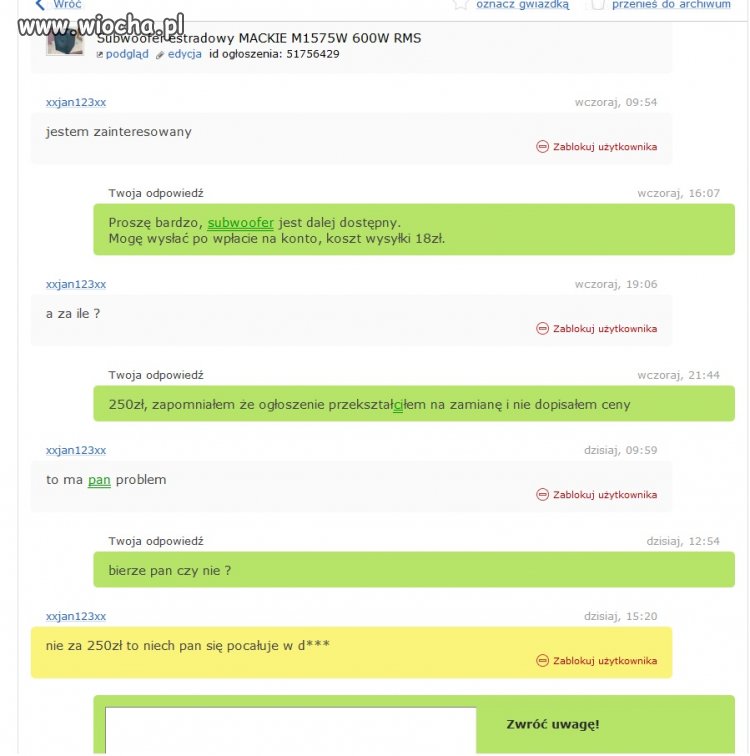 Kolejny miły kontrahent 