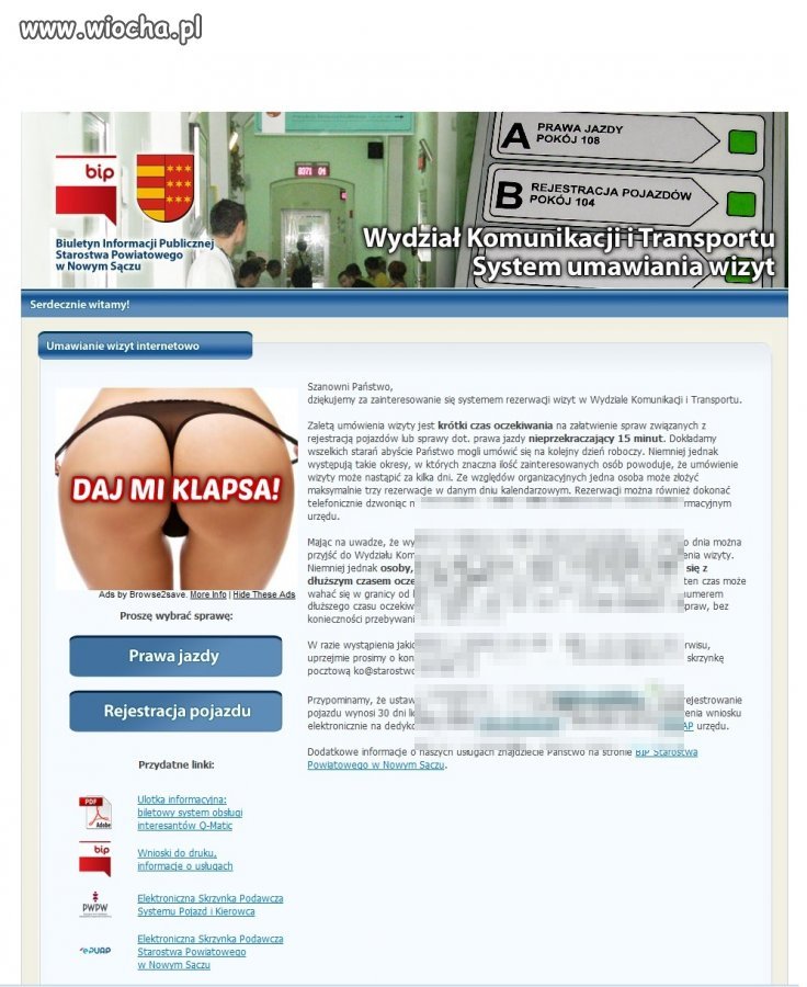 Umawianie wizyt internetowo...
