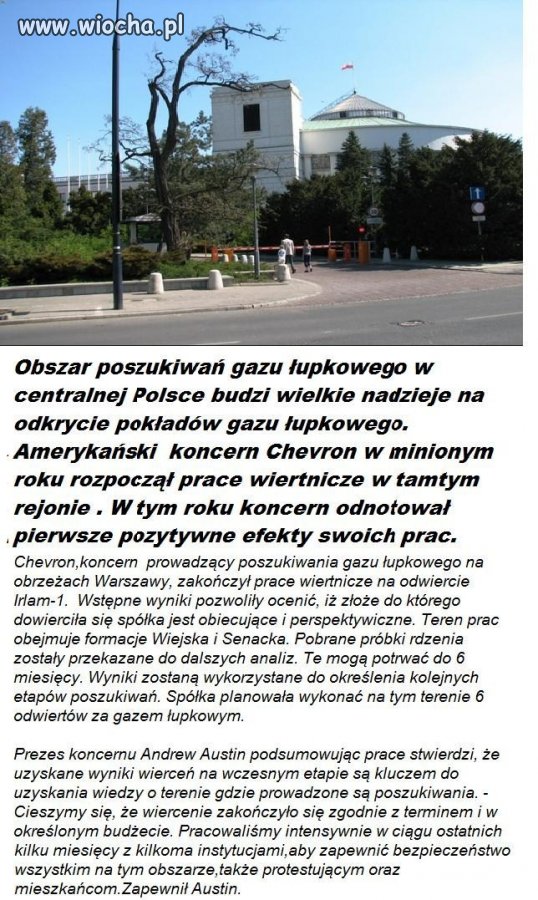 Gaz łupkowy na wiejskiej