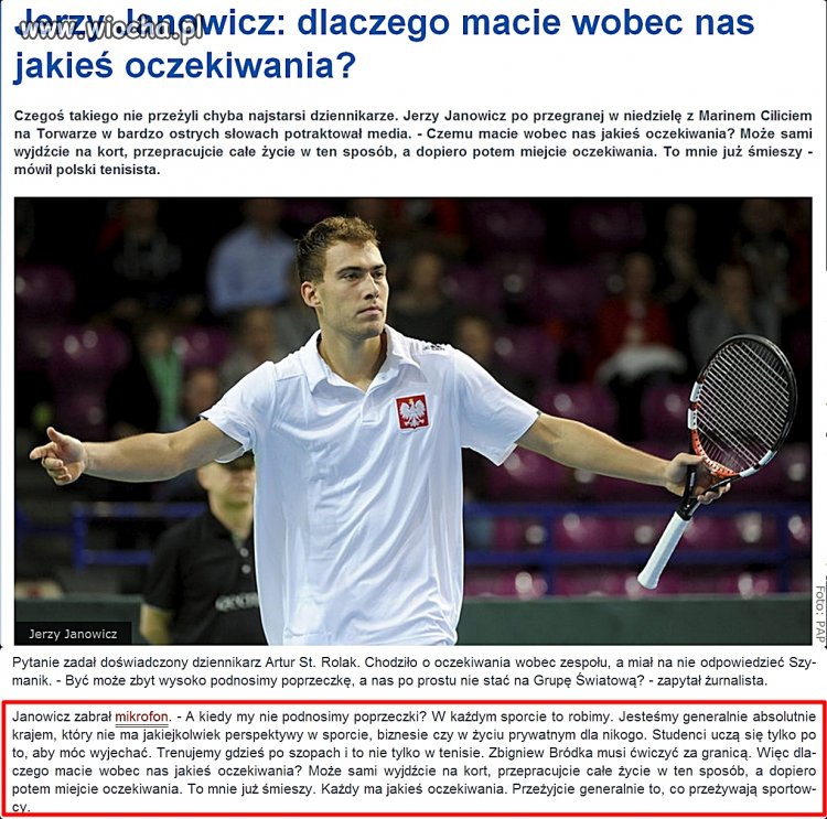 Brawo! Wielkie brawa za szczerość.