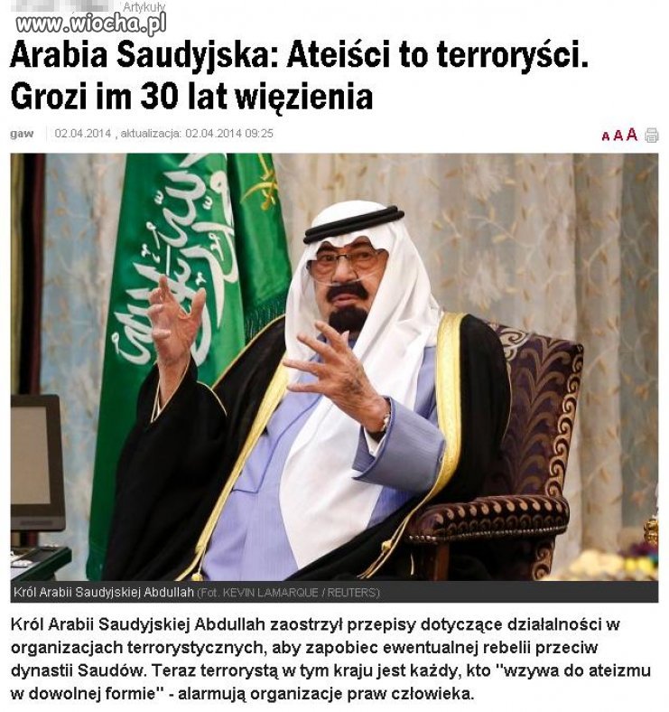 Tego Arabusa to już kompletnie po...ło !!!