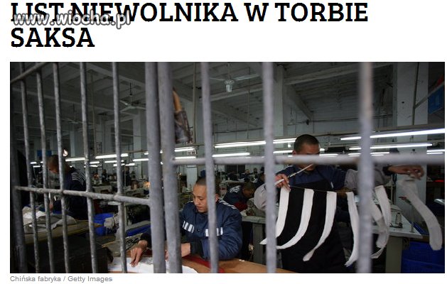 Praca 13h na dobę w niewoli...