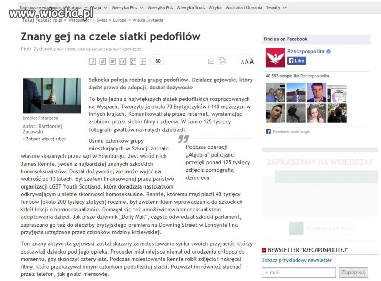 Państwa finansują siatki pedofilskie