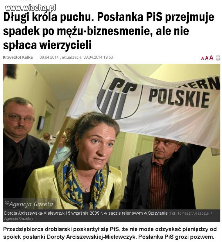 Posłowie nie płacą... 