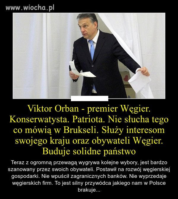 Donek Powinien brać z niego przykład.