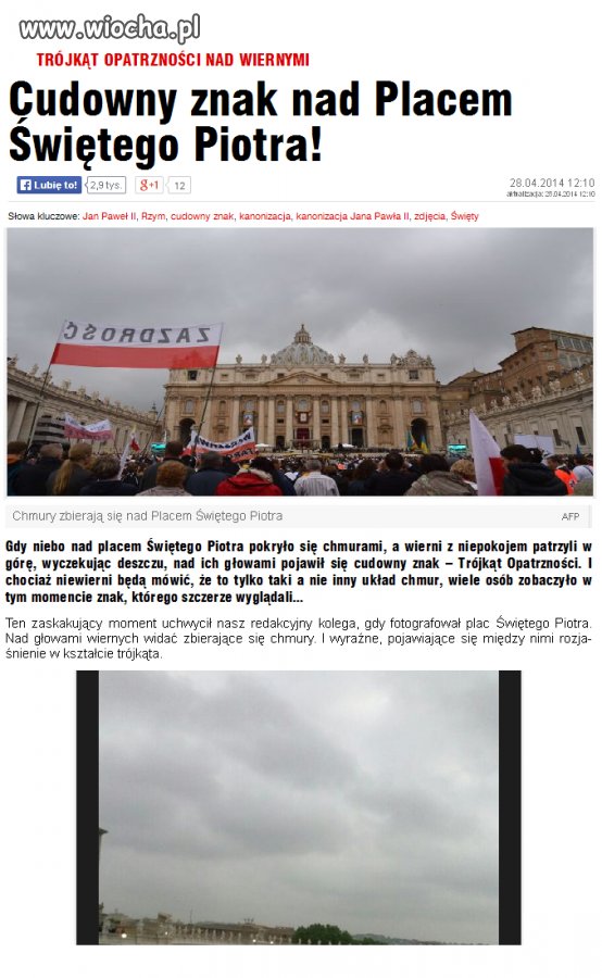 Czy ktoś tu widzi jakiś trójkąt?