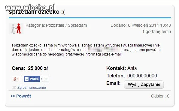 Zdesperowana matka...