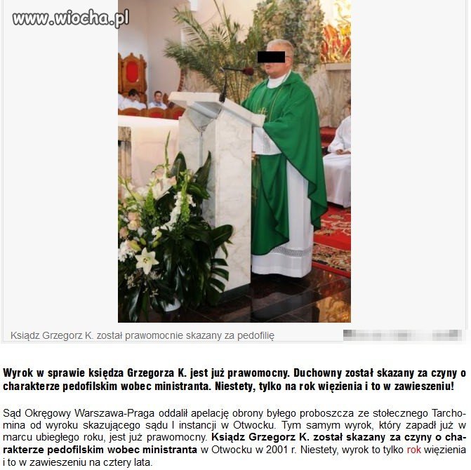 Pokazywał porno, wkładał język w... 