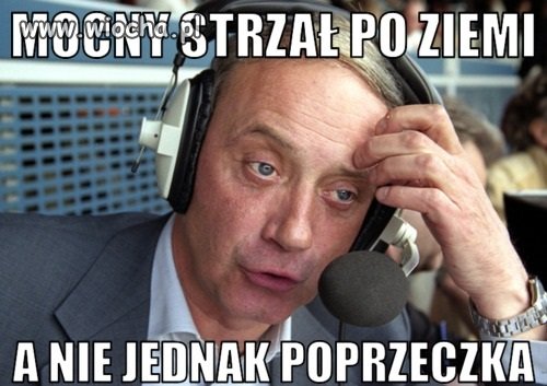 Mocny strzał po ziemi