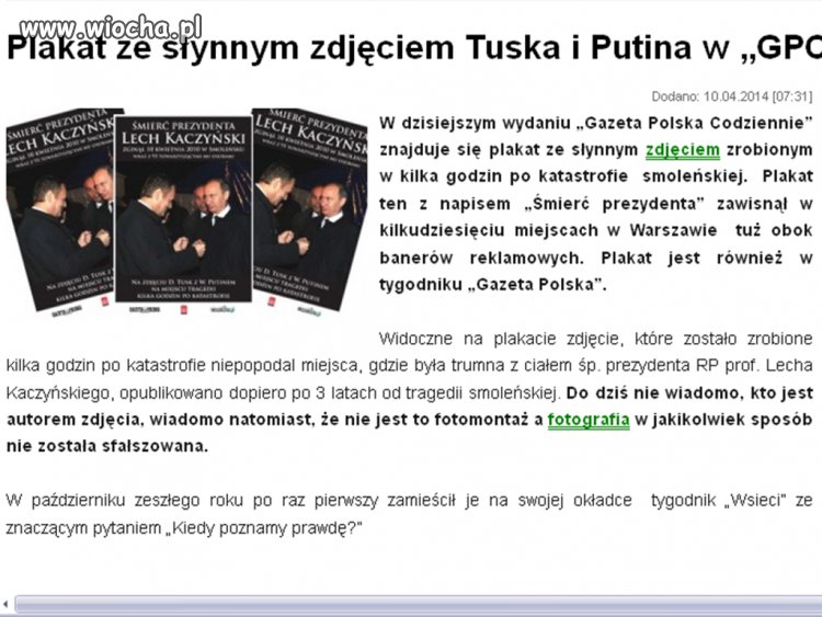 Prawdy nigdy nie poznamy.