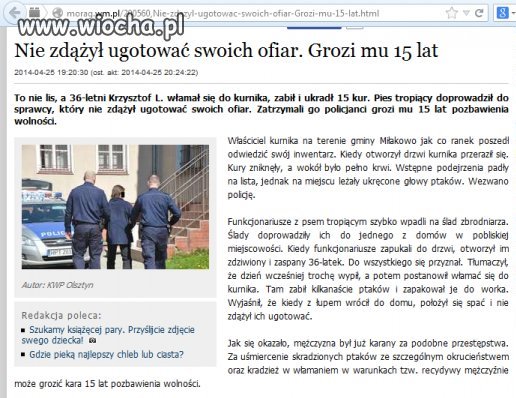 No to już ich poniosło rok za każdą kurę 