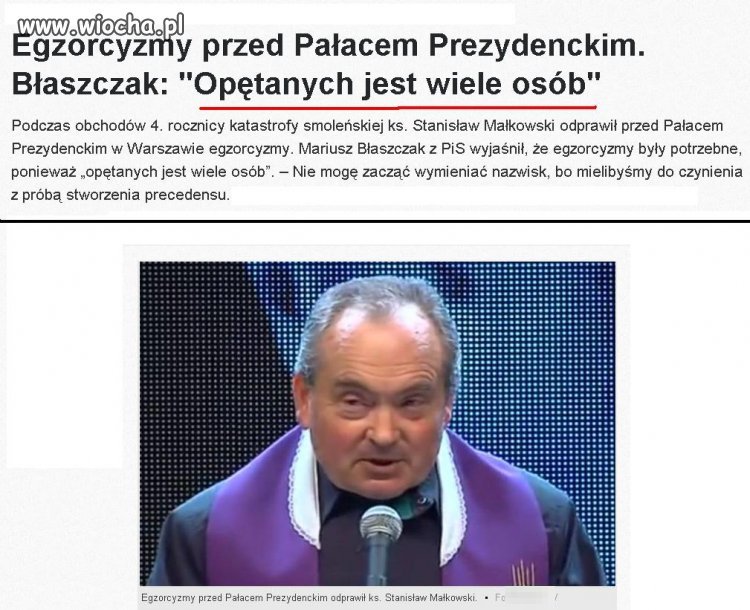 Tak oto kościół nie miesza się do polityki.
