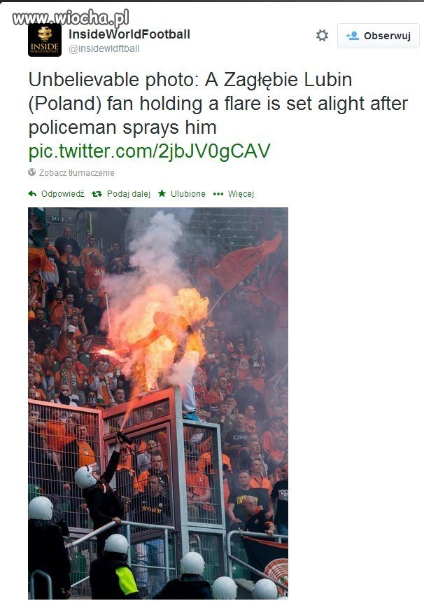 Co za baran! gazem w odpaloną race...