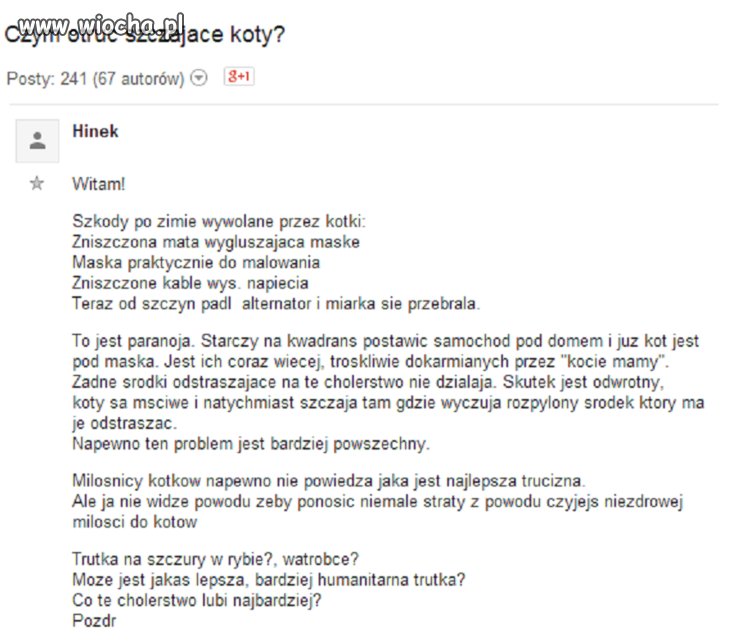 Pan Hinek i jego problem